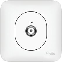 Prise TV ovalis complet - SCHNEIDER ELECTRIC