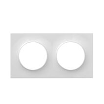 Plaque double Odace blanc - SCHNEIDER ELECTRIC