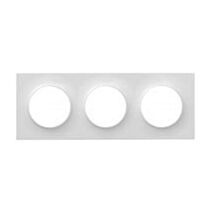 Plaque Odace style triple blanc - SCHNEIDER ELECTRIC
