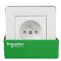 5 prises avec terre Asfora blanc - SCHNEIDER ELECTRIC