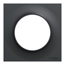 Plaque simple Odace Styl anthracite - SCHNEIDER ELECTRIC