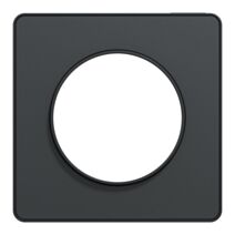 Plaque simple Odace Touch anthracite liseré anthracite - SCHNEIDER ELECTRIC