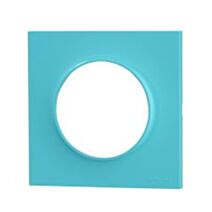 Plaque Odace style simple vert bleu cian - SCHNEIDER ELECTRIC