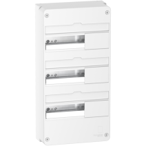 Tableau électrique nu 3 rangées 39 modules Resi9 blanc - SCHNEIDER ELECTRIC