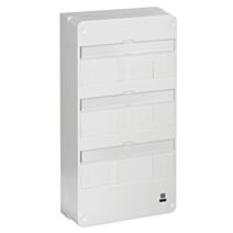 Tableau électrique nu 3 rangées 39 modules Resi9 blanc - SCHNEIDER ELECTRIC