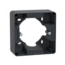 Boîte support pour montage saillie 36mm Ovalis anthracite - SCHNEIDER ELECTRIC