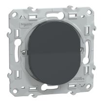 Interrupteur va-et-vient à assembler Ovalis anthracite - SCHNEIDER ELECTRIC