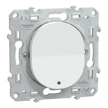 Interrupteur va-et-vient lumineux à assembler Ovalis blanc - SCHNEIDER ELECTRIC