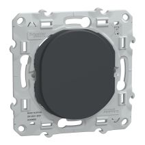 Obturateur à assembler Ovalis anthracite - SCHNEIDER ELECTRIC