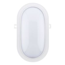 Hublot ovale led 15w 1050 lumens - ip44 - blanc