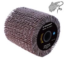 2* BROSSES LAMELLES ABRASIVES 120X100MM GRAIN 80 - 150610