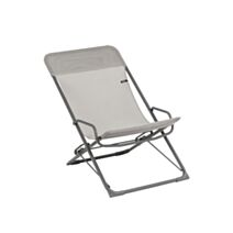 Fauteuil Transaswing batyline pliable avec accoudoirs terre - LAFUMA MOBILIER
