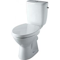 WC à poser céramique + abattant Sonia 3/6L NF Blanc