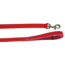 COLLIER PIQUE SIMPLE ROUGE CROUTE 65CM