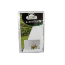 OEILLET ROND ØINT 4MM ØEXT 7,8MM L.11,8MM BLISTER PAR 2