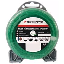 Fil de débroussailleuse ondulé spcx pro 1,6mm 15m - TECHNI POWER