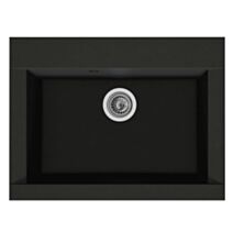 Evier 1 bac 66x50cm Hexo noir - DIADEM