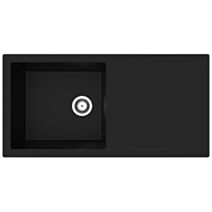 Evier 1 bac 100x50cm Nali noir - DIADEM