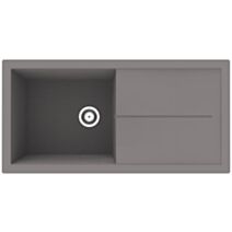 Evier 1 bac 100x50cm Nali gris - DIADEM