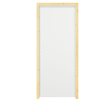 Bloc porte intérieur isothermique blanc poussant droite 2040x730mm huisserie HDF 66x56mm - BALLAY