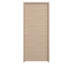 Bloc porte mélaminé chêne clair poussant droit 73cm - BALLAY