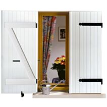 Volet en kit PVC blanc 218x71cm Ep.24mm