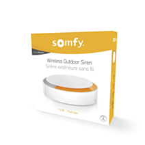 Sirène extérieure sans fil 112 dB blanche - SOMFY