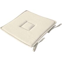 Galette plate écru 40x40