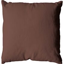 Coussin chocolat 40x40cm