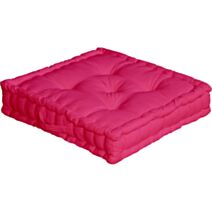 Coussin sol fushia 50x50x10