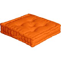Coussin sol orange 50x50x10