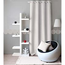 Rideau 8oeillet blanc 140x240cm