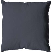 Coussin déhoussable Panama gris fonce 60x60cm OEKO-TEX