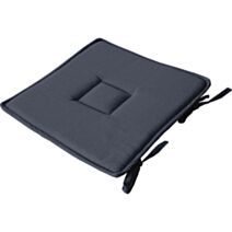 Galette plate gris foncé 40x40