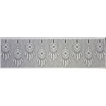 Rideau attrapp reve blanc 90cm