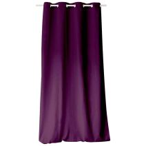 Rideau 8oeillet violet 135x240