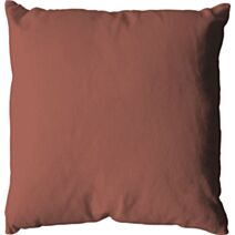 Coussin coton 40 x 40 cm terre cuite