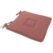 Galette plate Panama terre cuite 40x40cm OEKO-TEX