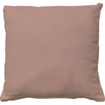 Coussin coton 40 x 40 cm bois de rose