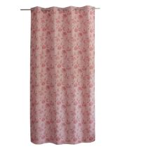 Rideau imprimé Harmony polyester 135 x 240 cm beige - DECOSTARS