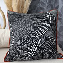 Coussin déhoussable Ethnic loft 40 x 40 cm noir - DECOSTARS