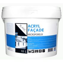 Peinture 1er prix acrylique façade 10 l blanc