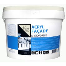 Peinture 1er prix acrylique façade 10 l ton pierre