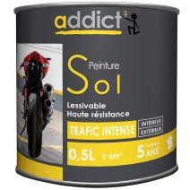 Peinture sol 0.5 l rouge brun