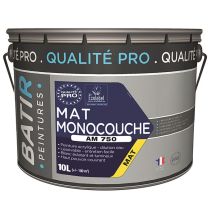 Peinture mat monocouche 10 l blanc