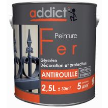 Peinture fer 2.5 l gris anthracite
