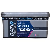 Peinture velours monocouche av750 2.5 l blanc