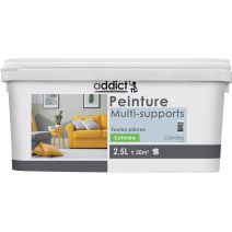Peinture multisupport 2,5L cendre satiné