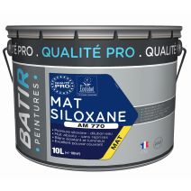 Peinture mat siloxane am770 10 l blanc