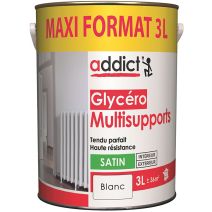 Peinture multisupport 3 l blanc satin